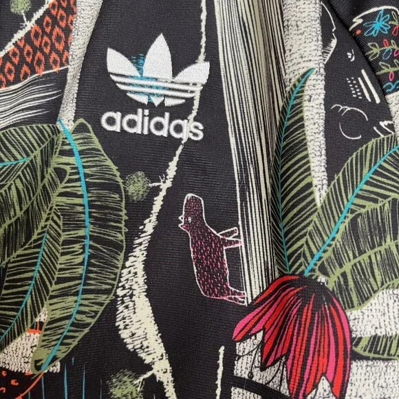 Adidas XioFloresta Rita Jungle Track Jacket Sz S - Picture 6 of 10
